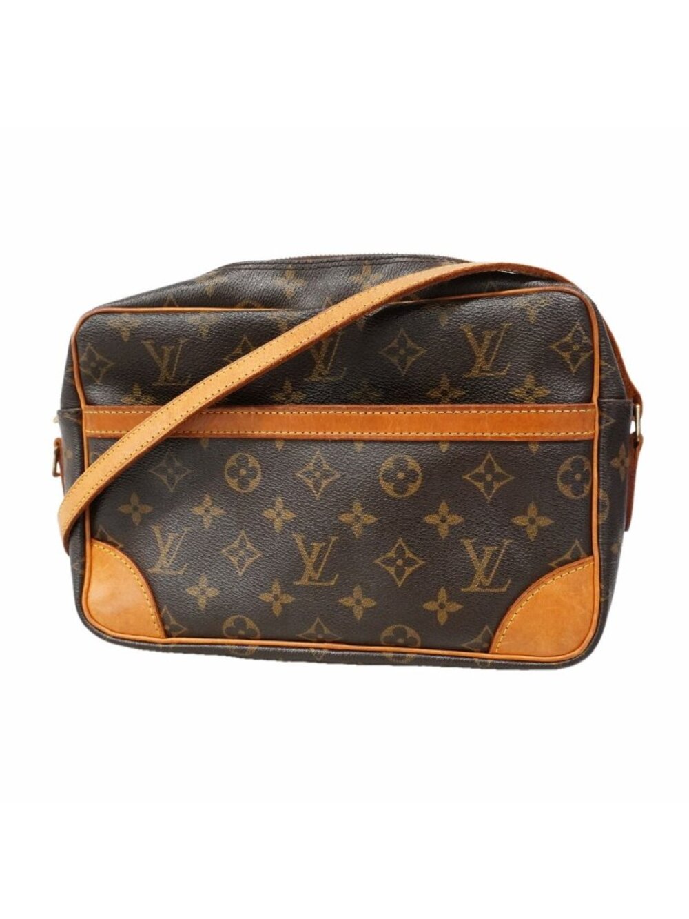 Louis Vuitton Shoulder Bag Monogram Trocadero 27 Brown